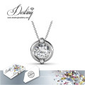 Destin bijoux cristal de Swarovski classique pendentif & collier